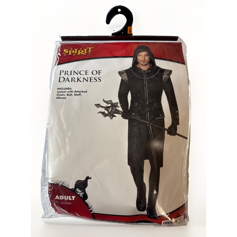 Spirit Halloween Prince of Darkness Costume Mens Adult Small Medium